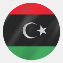 Free Libya Revolution flag of Independence sticker