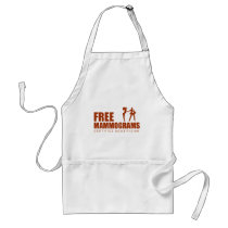 Free Mammogram Certified Boobitician aprons by BoogieMonst Free Mammogram Certified Boobitician aprons
