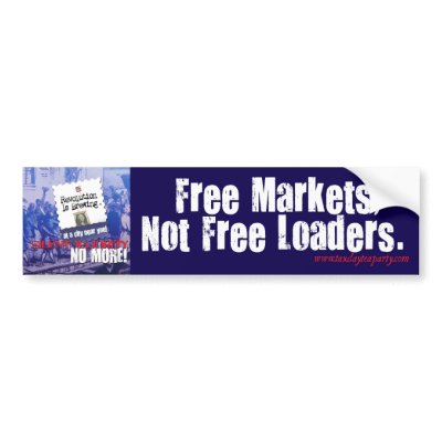 Free Markets Bumper Sticker