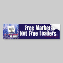 Free Markets Bumper Sticker bumper stickers