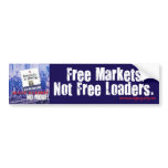 Free Markets Bumper Sticker bumper stickers