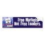 Free Markets Bumper Sticker Free Markets Bumper Sticker