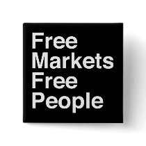 Free Markets Free People Pins
