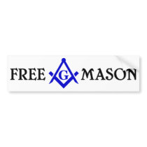 Free Mason bumper stickers by islesmay Free Mason bumper stickers