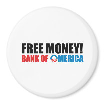 Free Money from Bank of Omerica Magnet