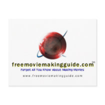 free movie making guide.com Logo Postcards