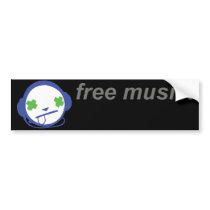 free music, free jammie bumper stickers by mike3488 free music, free jammie bumper stickers