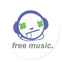 free music, free jammie stickers