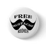 Free Mustache Rides Button