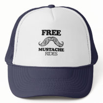 FREE MUSTACHE RIDES hats