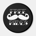 Free Mustache Rides Magnets