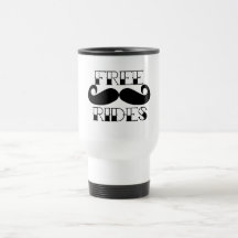 Free Mustache Rides Mug