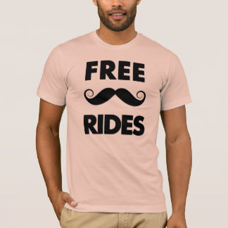 free mustache rides shirt