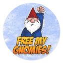 free my gnomies stickers