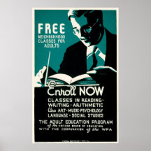Free Neighborhood Classes For Adults Poster