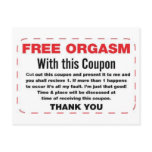 Free Orgasm Postcard