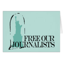 Free our journalists cards