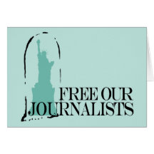 Free our journalists cards