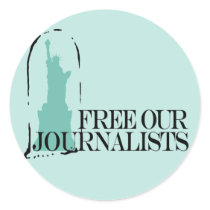 Free our journalists stickers