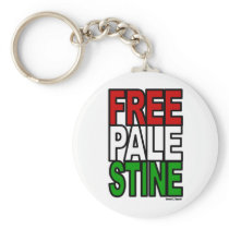 Free Palestine Block Keychain