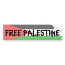 FREE PALESTINE Bumpersticker