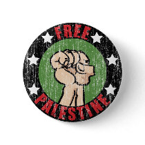 Free Palestine Pinback Buttons