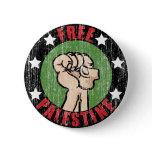 Free Palestine Pinback Buttons
