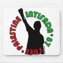 Free Palestine Intifada Mousepads