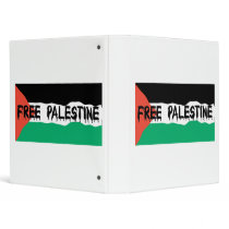FREE PALESTINE NOTEBOOK BINDER