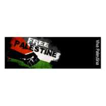 Free Palestine - Viva Palestina Business Card
