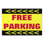 Free Parking yard signs