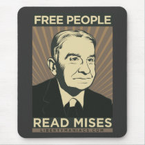 Free people Read Mises mousepads