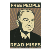 Free People Read Mises Poster posters by Libertymaniacs Free People Read Mises Poster posters