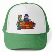 "Free Personality Test!" Trucker Cap hats