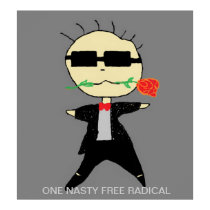 free radical funny poster