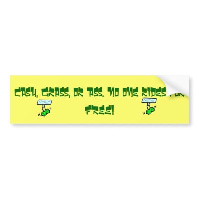 Free Ride Bumper Sticker by sabellelmt