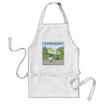 Free-Roaming Chicken Funny Chicken Cartoon Apron