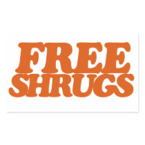 Free Shrugs Stickers