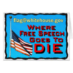 free speech death copy greeting cards