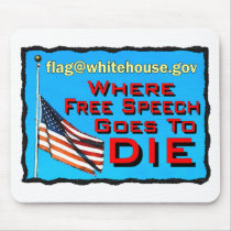 free speech death copy mousepad