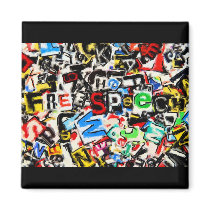 Free Speech Illustration Fridge Magnet