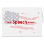 Free Speech Zone Greeting Card