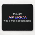 free speech zone mouse pad mousepads