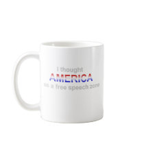 Free speech zone mug by infowarrior Free speech zone mug