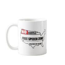 Free Speech Zone mugs