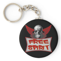 Free Spirit Biker Keychains