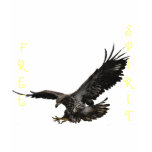 Free Spirit Landing Bald Eagle Wildlife Shirt