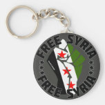 Free Syria Keychain