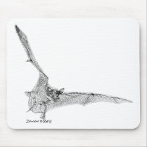 Free Tailed Bat mousepads by WildlifeInk Free Tailed Bat mousepads