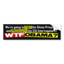 Free The Gitmo Prisoners bumper stickers